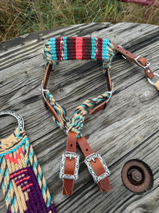 Serape Cactus Matching Headstall