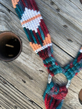 Load image into Gallery viewer, Tie Dye Teal &amp; Russet Breast Collar