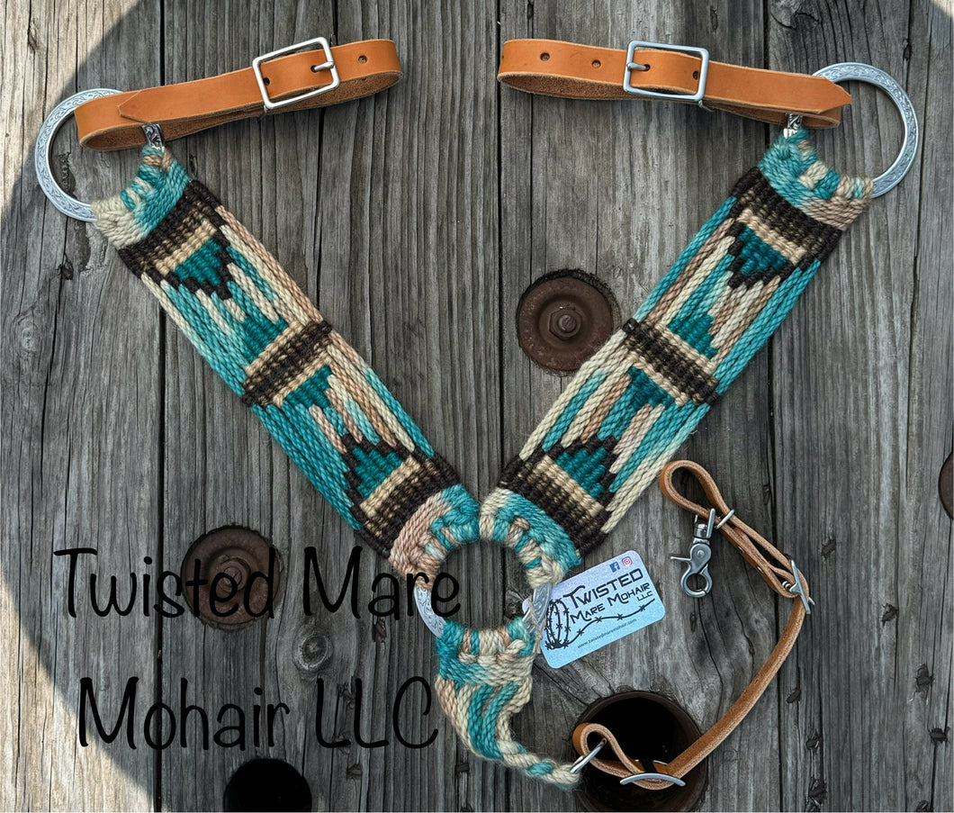 Fawn & Teal Tie Dye Breast Collar