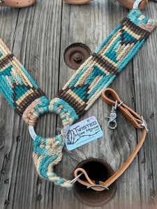 Fawn & Teal Tie Dye Breast Collar