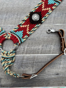 Red Concho Breast Collar