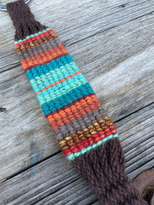 Serape Dark Brown Roper Breast Collar