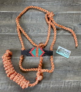 Coral Charcoal Muletape Halter