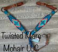 Load image into Gallery viewer, Abiquiu Blue Copper Roper Breast Collar