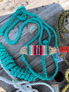 Serape Turquoise Muletape Halter