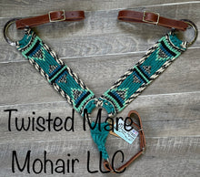 Load image into Gallery viewer, Taos Teal &amp; Mint Breast Collar