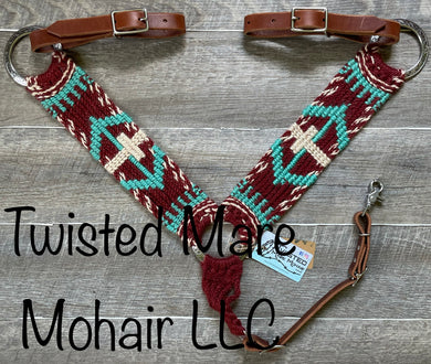 Lil’ Red Roan Cross Breast Collar