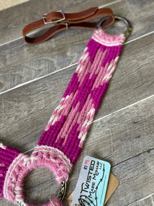 Pink & Natural Hand Twisted Breast Collar