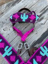 Load image into Gallery viewer, Fridas Flower Cactus Headstall