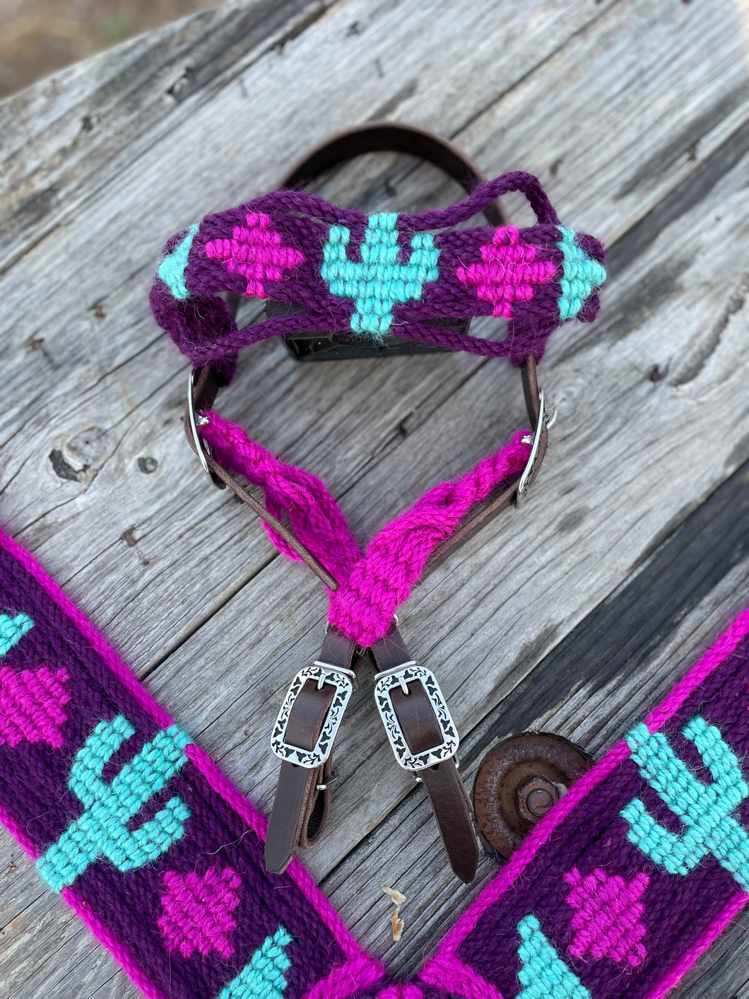 Fridas Flower Cactus Headstall