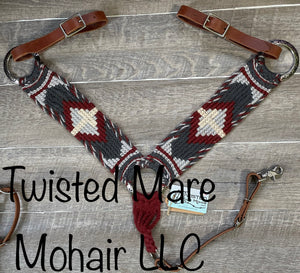 Merlot Cross Breast Collar