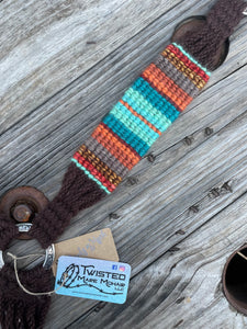 Serape Dark Brown Roper Breast Collar