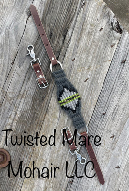 Electric Green Adjustable Wither Strap