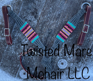 Serape Teal Roper Breast Collar