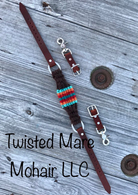Brown Serape Wither Strap