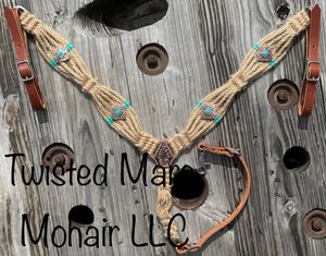 Copper Concho Roper Breast Collar