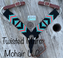 Load image into Gallery viewer, Turquoise Trail Chevron Breast Collar