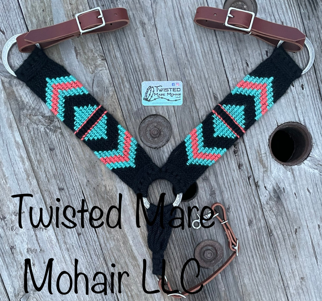 Turquoise Trail Chevron Breast Collar