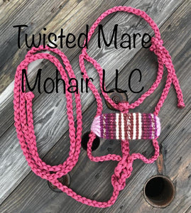 Raspberry Serape Muletape Halter