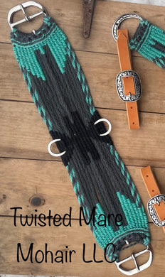 Charcoal and Turquoise Cinch