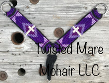 Load image into Gallery viewer, Purple Purple Cross Breast Collar