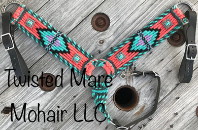 Turquoise Sedona Concho Breast Collar