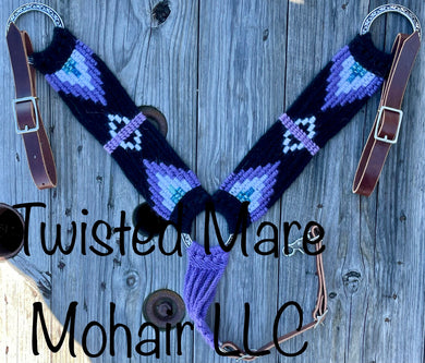 Black Mariposa Breast Collar