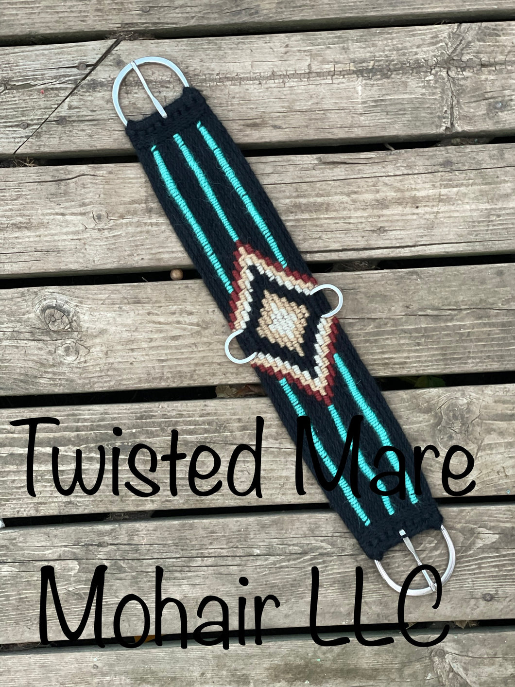 Black & Turquoise Cinch