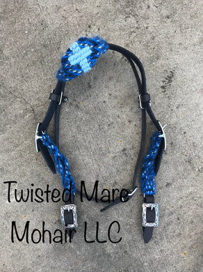 Blue Roan Cross Headstall