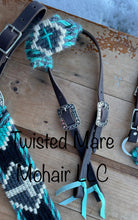 Load image into Gallery viewer, Silver City Cross Headstall