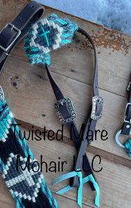 Silver City Cross Headstall