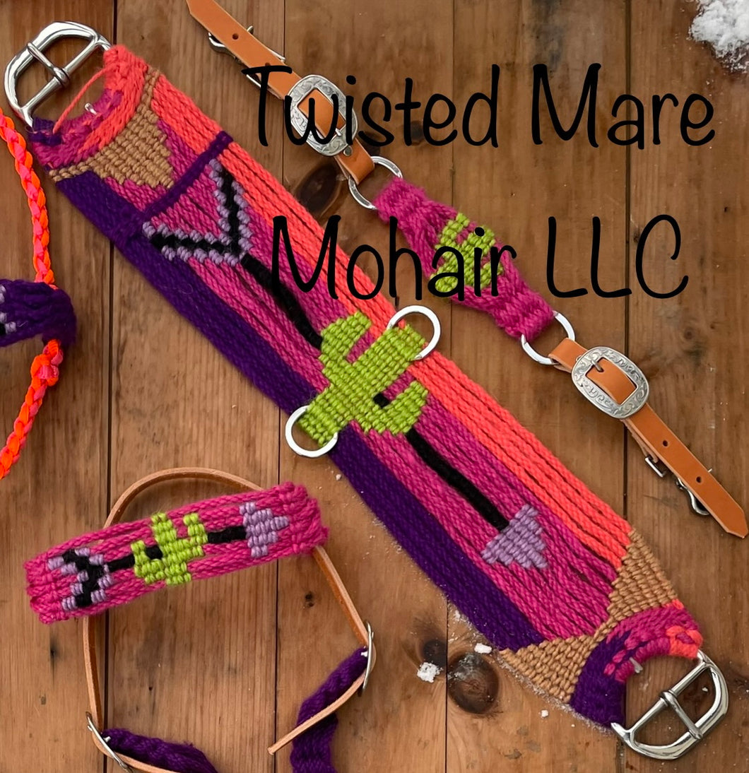 Three Tone Cactus Cinch (CINCH ONLY)